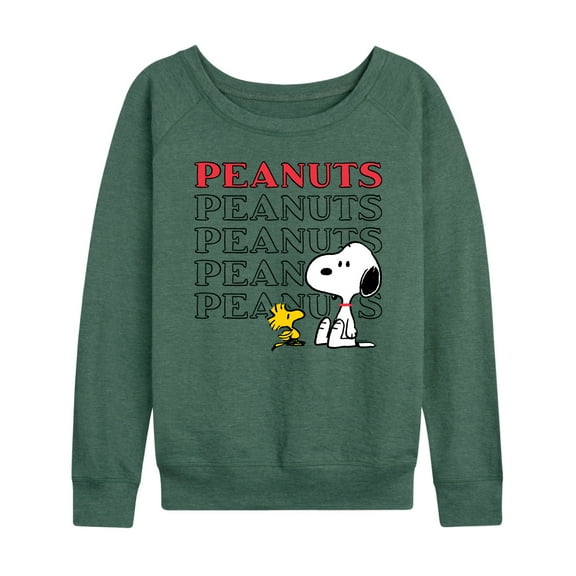 Peanuts - Snoopy Woodstock - Women's Lightweight French Terry Long Sleeve Shirt