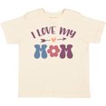 thumbnail image 3 of Inktastic I Love My Mom Heart Flower Boys or Girls Toddler T-Shirt, 3 of 5