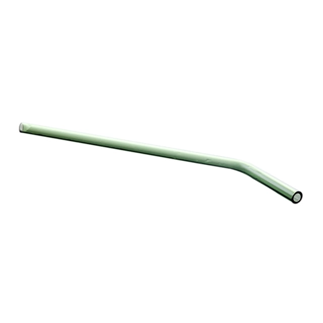 Pipa curvada de vidrio borosilicato Macarena Paquete de 4 Color verde Tamaño Di: 22 x 0.8cm