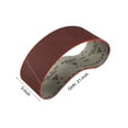 thumbnail image 2 of Uxcell 3" x 21" 600 Grit Flush Joint Aluminum Oxide Sanding Belts 3 Pack, 2 of 6