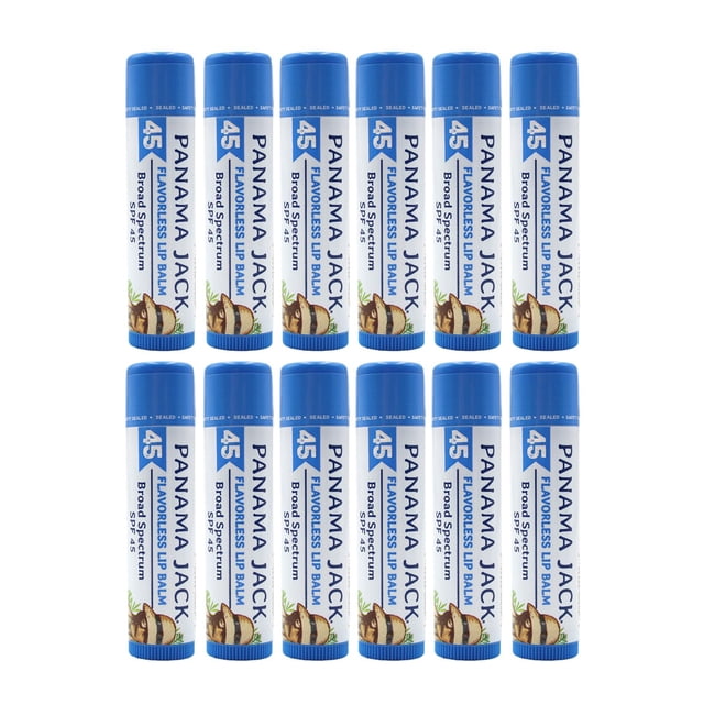 Bálsamo labial con protección solar Panama Jack SPF 45 de amplio espectro UVA-UVB