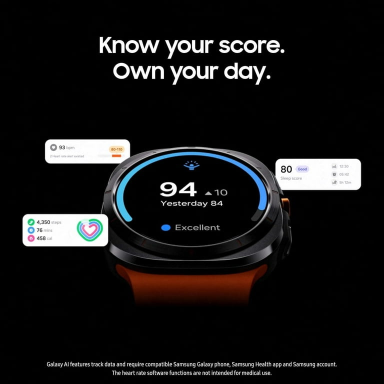 SAMSUNG Galaxy Watch Ultra 47mm LTE AI Smartwatch w/Energy Score