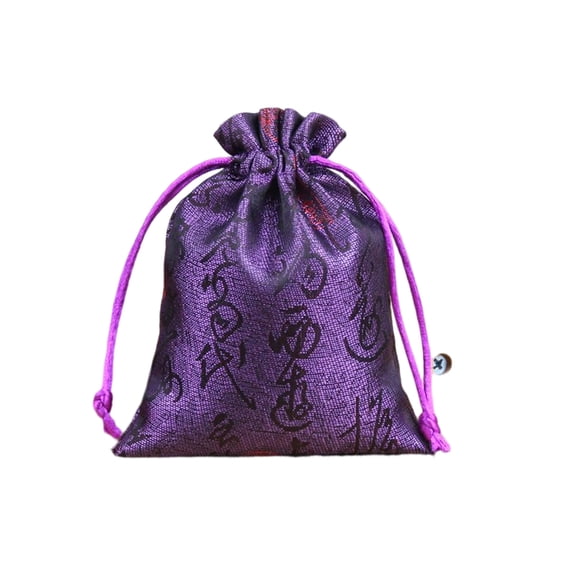 Minnieouse Bolsita bordada Bendiciones Cordón Regalos Bolsa de almacenamiento Oficina Sala de estar Ventana colgante Revisión trasera Colgante Ropa, zapatos y accesorios Miscelánea Púrpura Minnieouse AP017948-04