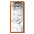 thumbnail image 2 of ArtToFrames 10" x 23" Honey Picture Frame, 10x23 inch Brown Wood Poster Frame (WOM-4214),  Pack, 2 of 8