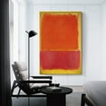 thumbnail image 3 of Painter Mark Rothko Abstract Color Field Yellow Purple Rose Red Posters (5) Painting On Art Poster Scroll Picture Prints Decor Posters 24x36inch(60x90cm), 3 of 6