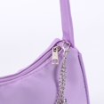 thumbnail image 4 of Retro Women Butterfly Chain Shoulder Underarm Bag Simple Top-Handle Bags Mini Pure Color Handbag, 4 of 7