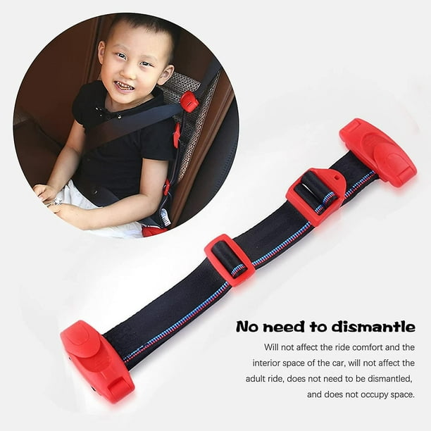 Ajusteur de ceinture de sécurité pour enfant - Ceinture de sécurité  assistée par enfant, sangle de ceinture de positionneur de sécurité pour le  cou d'épaule de voiture 