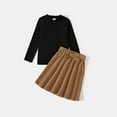 thumbnail image 3 of PatPat Women Dress Family Matching Outfits Skirt Suit Mommy and Me Dresses for Women, Khaki, 3 of 9