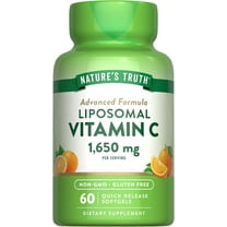 Liposomal Vitamin C Supplement | 1650mg | 60 Softgels | Non-GMO and Gluten Free | by Nature's Truth