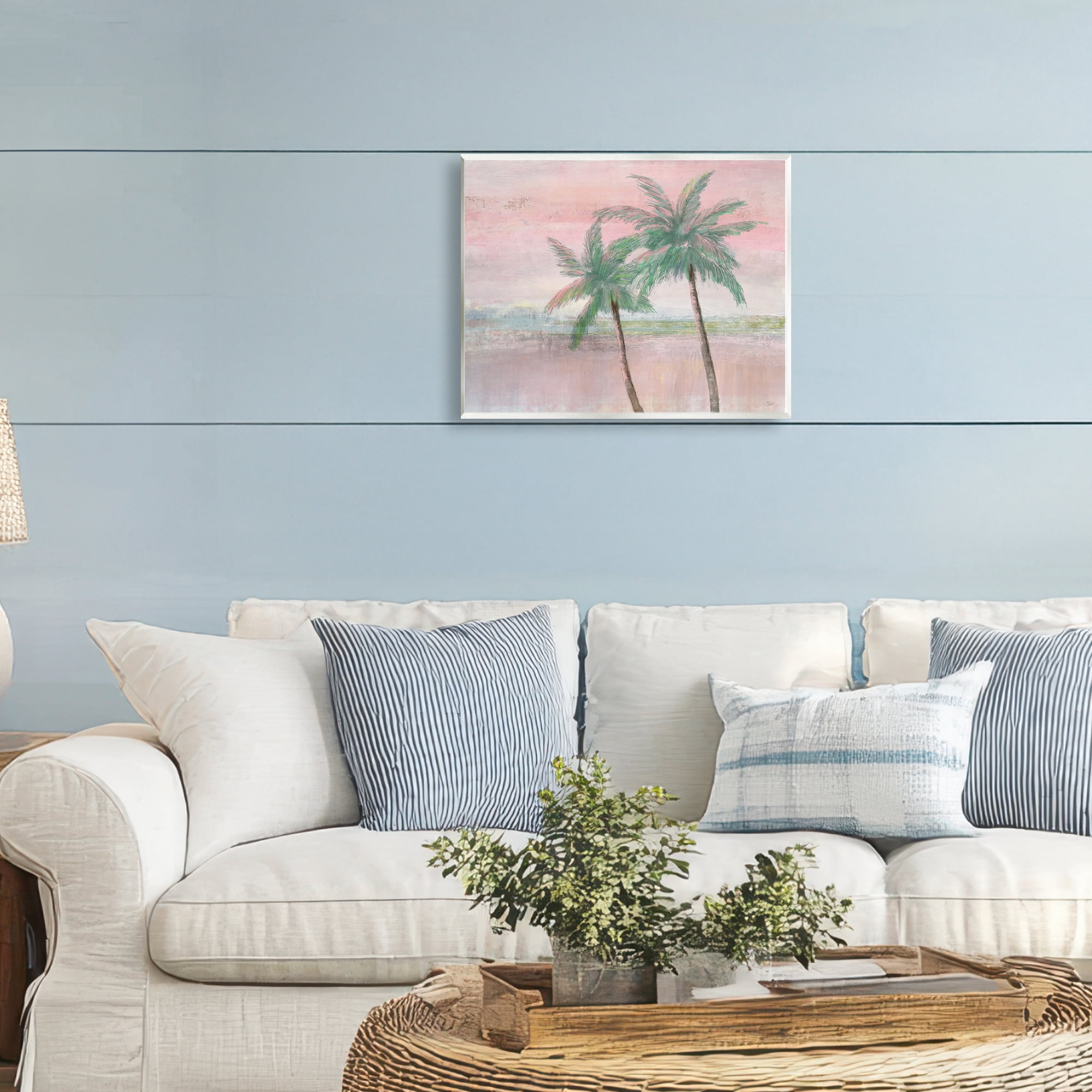 Stupell Industries Sunset Palms at Dusk Wall Plaque Art, design by Nan