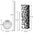 thumbnail image 6 of Leopard Tumbler, Tumbler with Lid and Straw-Leopard, Cheetah Print-Stainless Steel Insulated-Skinny Tumbler for Women Mom Girls Daughter Teenage Girls-Travel Iced Coffee Cup Mug-20 Oz Tumbler, 6 of 7