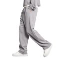 thumbnail image 3 of Dwelliawo Mens Sweatpants Baggy with Elastic Drawstring Waist Grey Sweats Straight Leg Casual Loose Sweatpant with Pockets Light Gray L, 3 of 4