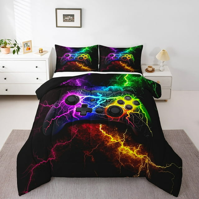 Ensembles de Douillette pour Enfants Format Grand Lit, Douillettes et Couettes, Ultra Doux 3 Pcs