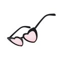 thumbnail image 3 of Gafas de sol en forma de corazón, gafas para mujeres, niñas, niños, niños, compras, viajes, accesorios para fiestas Negro y rojo Baoblaze Gafas de sol en forma de corazón, 3 of 6