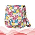 thumbnail image 2 of EeaseCA 1PC Instant Camera Bag Cartoon PU Leather Crossbody Bag Portable Handbag Compatible for Mini 11 (Ice Cream), 2 of 7