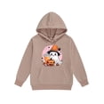 thumbnail image 6 of Auroural Boys Sweatsuits 2pcs Sets Winter Long Sleeved Set For Boys And Girls Hoodie Set For Children Hooded Sweatshirt Set For Children Two-piece Sweatshirt Sets Khaki 10 Years, 6 of 6