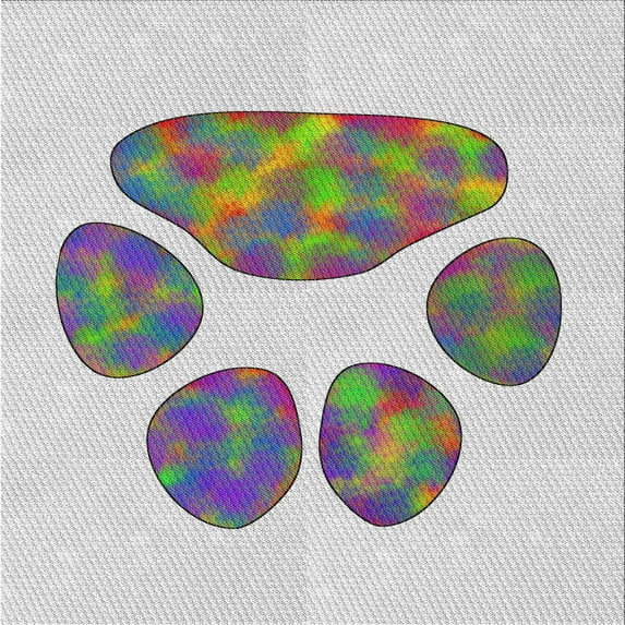 Ahgly Company Indoor Square Patterned Platinum Gray Novelty Area Rugs, 6' Square