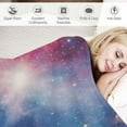 thumbnail image 3 of Jiayy  Galaxy Blanket Outer Space Universe Nebula Gifts Presents for Kids Boys Men Women Girls for Birthday ChristmasSoft Cozy Lightweight Plush Flannel Throw Blanket, 3 of 6