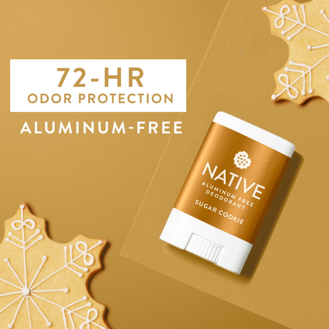 (2 pack) Native Limited Edition Sugar Cookie Mini Deodorant 0.35 oz