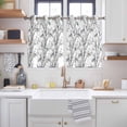thumbnail image 2 of Natural Trees Branches Kitchen Curtains Window Panels, Colored Birds Vintage Rustic Insulated Window Treatment Curtain, Grommet Curtains for Bedroom/Living Room/Bathroom, 2 Piece 42"Wx45"L, 2 of 8