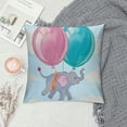 thumbnail image 2 of Orinice Balloons Graphic Decorative Men Women Boy Girl Room Cushion Throw Pillow Cover for Home Couch Living Room Bed Sofa Pillowcase 24x24in, 2 of 5