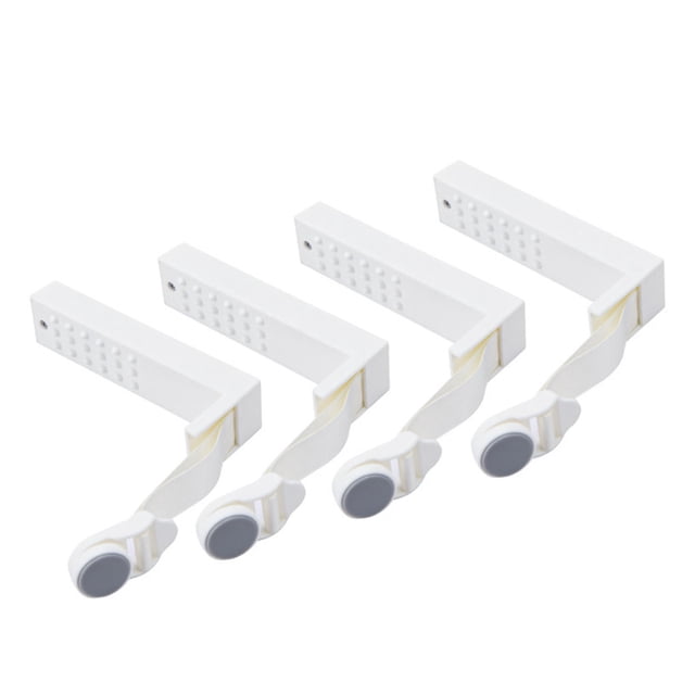 Bewildely 4 Uds. De Clips para sábanas, soportes ajustables para fundas de edredón, hebillas fijas de ángulo para el hogar antideslizantes Type3 NO3 Bewildely HA005784-03