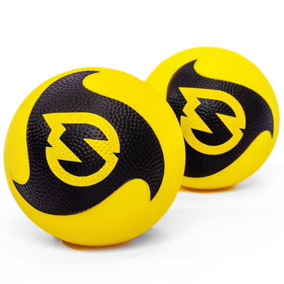 Spikeball: Pro Balls - 2 Pack - 3.5" Yellow, Roundet Yard Game Accessory, Replacement-Extra Set, Better Grip-Spin & Control, Sports-Outdoor-Beach Play