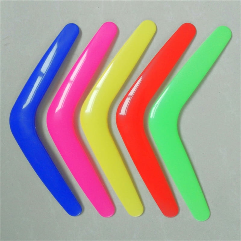 JETTINGBUY 1PC V Shaped Boomerang Toy Kids Throw Catch Outdoor Game