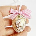 thumbnail image 2 of LEWEEN 12 Pcs 3D Easter Egg Gold Foil Pendants, 1.6 x 1.2 Inch Water-Resistant Decor, Perfect for Easter Party Home Garden Patio Window Tree Ornaments, 2 of 7