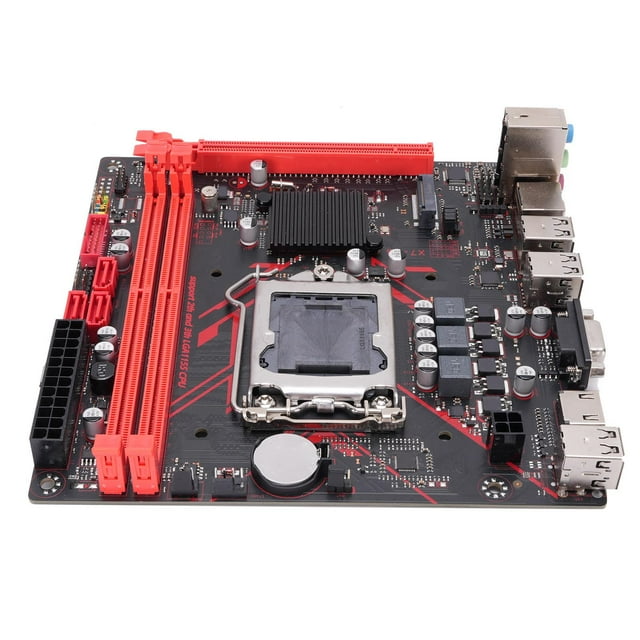 Placa Base H61, USB2.0 ATA2.0 Interfaz Computer Botarboración 1080p Salida para M.2 NVME