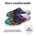 thumbnail image 6 of KLL Fantasy Cosmic Landscape Pattern Adult Unisex Cozy Slippers,Fuzzy Slip-on Slippers TPR Sole Slippers Comfort Plush Home Footwear for Indoor & Outdoor-39/40, 6 of 7