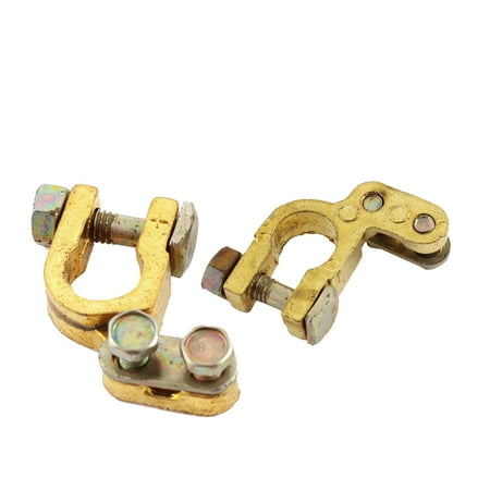 clamp terminal connector tone brass battery replacement metal gold