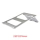 thumbnail image 2 of Soporte para computadora portátil plegable universal Soporte de refrigeración plegable de aleación de aluminio Soporte de computadora portátil de metal Inevent DN1094-00, 2 of 7