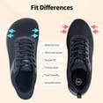 thumbnail image 3 of MAYKX Wide Toe Box Womens Walking Shoes with Arch Support | Slip On Tennis Shoes | Orthotic Sneakers for Plantar Fasciitis Size 6-11, 3 of 6