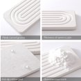 thumbnail image 6 of CoudarTitie Faucet Mat for Kitchen Sink Guard Fast Drying Diatomite Drain Pad Water Catcher White 60x10cm, 6 of 9