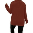 thumbnail image 2 of QINCAO Womens Plus Size Tops Long Sleeve V Neck Polo Shirts Pullover Sweaters Fall Winter 1X-5X, 2 of 7