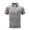 Gray, variant on yillto Men's Short Sleeve Shirts Quarter-Zip Casual Slim Fitting Pullover Basic Tops with Pockets