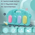 thumbnail image 5 of Baby Gym Play Mat 3 in 1 Fitness Music and Lights Fun Piano Activity Mat Infant Newborn Toys(Blue), 5 of 9