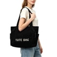 thumbnail image 2 of Corduroy Tote Bag Large Capacity Shoulder Bag, Casual Japanese Style Daily Handbag, 2 of 8