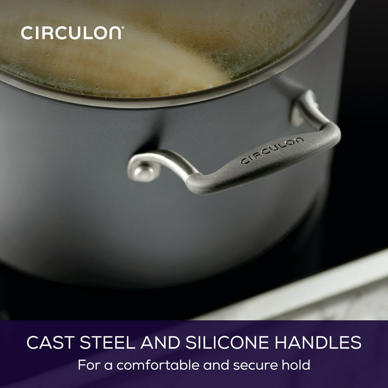 Circulon 9-Piece ScratchDefense A1 Series Nonstick Cookware Set, Graphite