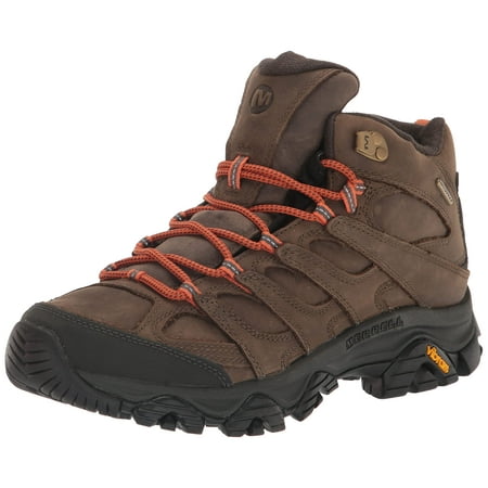 Merrell Men's Moab 3 Prime Mid Waterproof Hiking Boot, Canteen, 7.5 ...