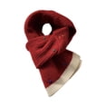 thumbnail image 5 of Milageto Knit Scarf for Women Trendy Comfortable Shawl Wrap for Dating Outdoor Sports Red, 5 of 8