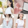 thumbnail image 7 of Mini Portable Water Misting Fan, Hanging neck fan,Powerful Handheld Fan USB Rechargeable,Personal Small Quiet Spray Water Mist Fan for Home School Office Outdoor Travel Use, 7 of 7