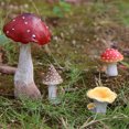 thumbnail image 4 of Suministros de jardín de escultura de seta pequeña colorida de seta de micropaisaje de resina, 4 of 8