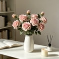 thumbnail image 6 of Artificial Rose Flowers for Decoration,20.47 Inch Long Stems Fake Flowers for Home Table Party Garden Shop Office Weding Red, 6 of 6