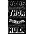 thumbnail image 2 of Boy's Marvel Father's Day Avengers Dad Traits Graphic Tee Black X Large, 2 of 5