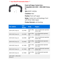thumbnail image 2 of Front Left Upper Control Arm - Compatible with 2003 - 2006 GMC Envoy XL 2004 2005, 2 of 2
