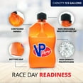 thumbnail image 3 of VP Racing Liquid Storage Container 3572-CA Motorsport; Orange; 5.5 Gallon; Free Standing; Polyethylene; Square Shape; With Cap; Single, 3 of 9