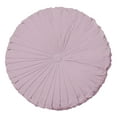 thumbnail image 4 of Fennco Styles Velluto Collection Glamorous Solid Velvet Pintucked 14 x 14 Inch Throw Pillow with Case & Insert, 4 of 32