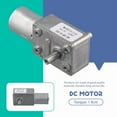 thumbnail image 5 of JGY370 DC Motor 12V 30RPM Reduce Speed Motor with High Torque Turbo Worm Geared, 5 of 9